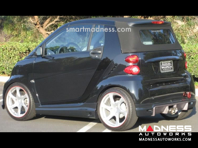 2008 Custom smart car white & black - Customization